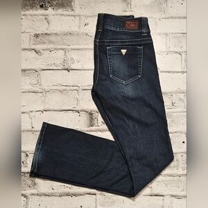 Guess Daredevil Boot Jeans Dark Wash Low Rise Y2K Denim Size 28